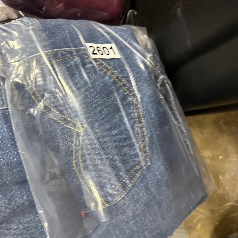 Levis 550 Mens Relaxed Fit Tapered Leg‎ Blue Denim Jeans W42 L34 Medium Wash